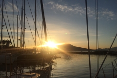 l'alba sul Vesuvio